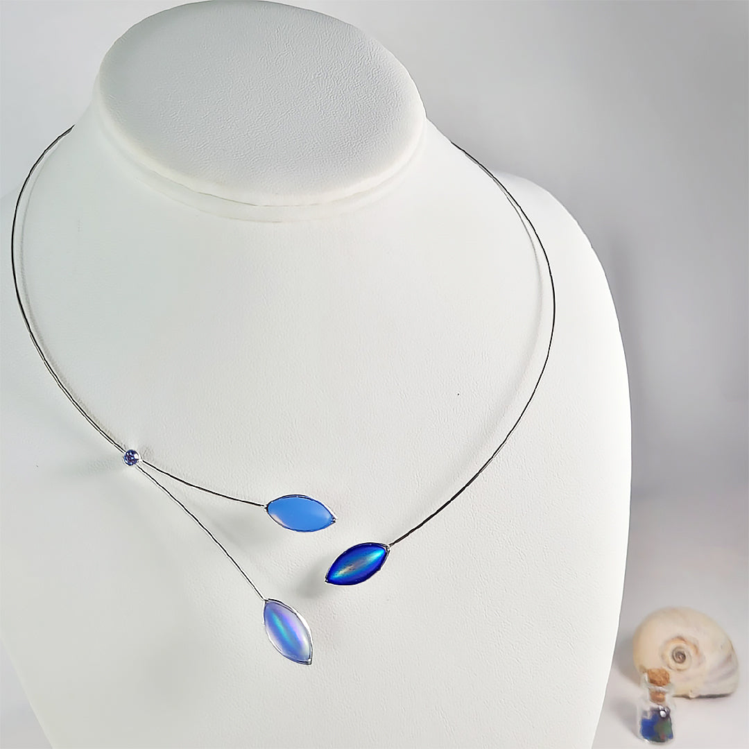 Unique Handmade Czech and German Glass Beads Necklace
