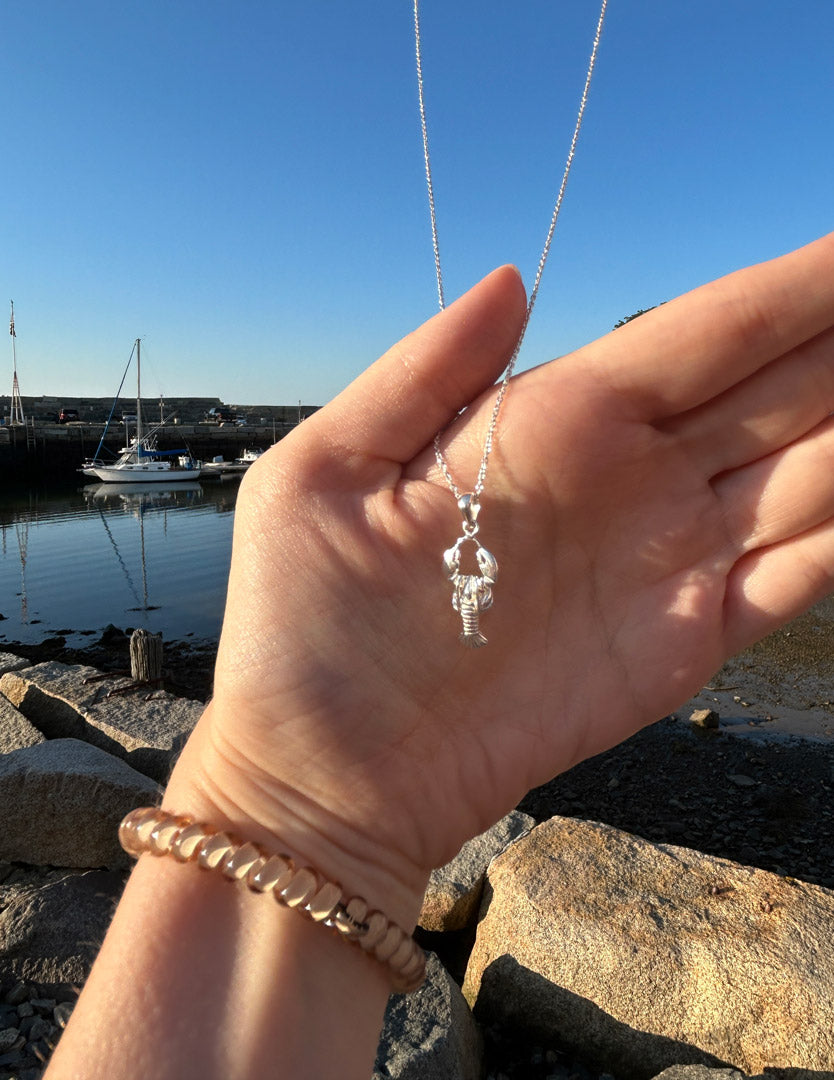 Sterling Silver Lobster Pendant