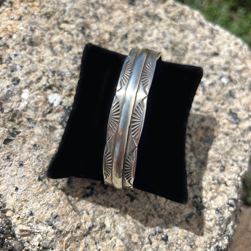 Navajo Sterling Silver Bracelet Mens/Womens