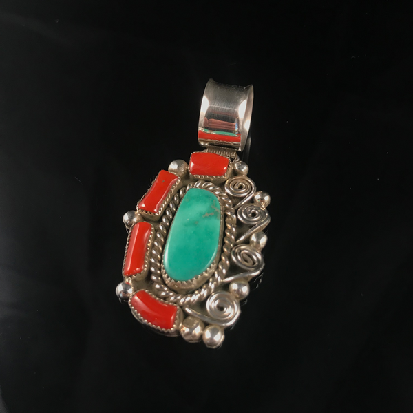 Sterling Silver & Turquoise Pendant