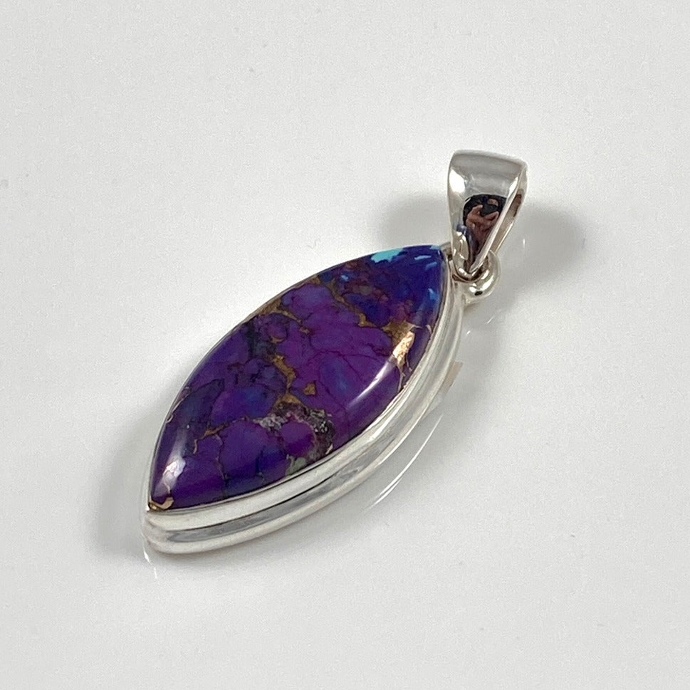 Purple Copper Turquoise Pendant