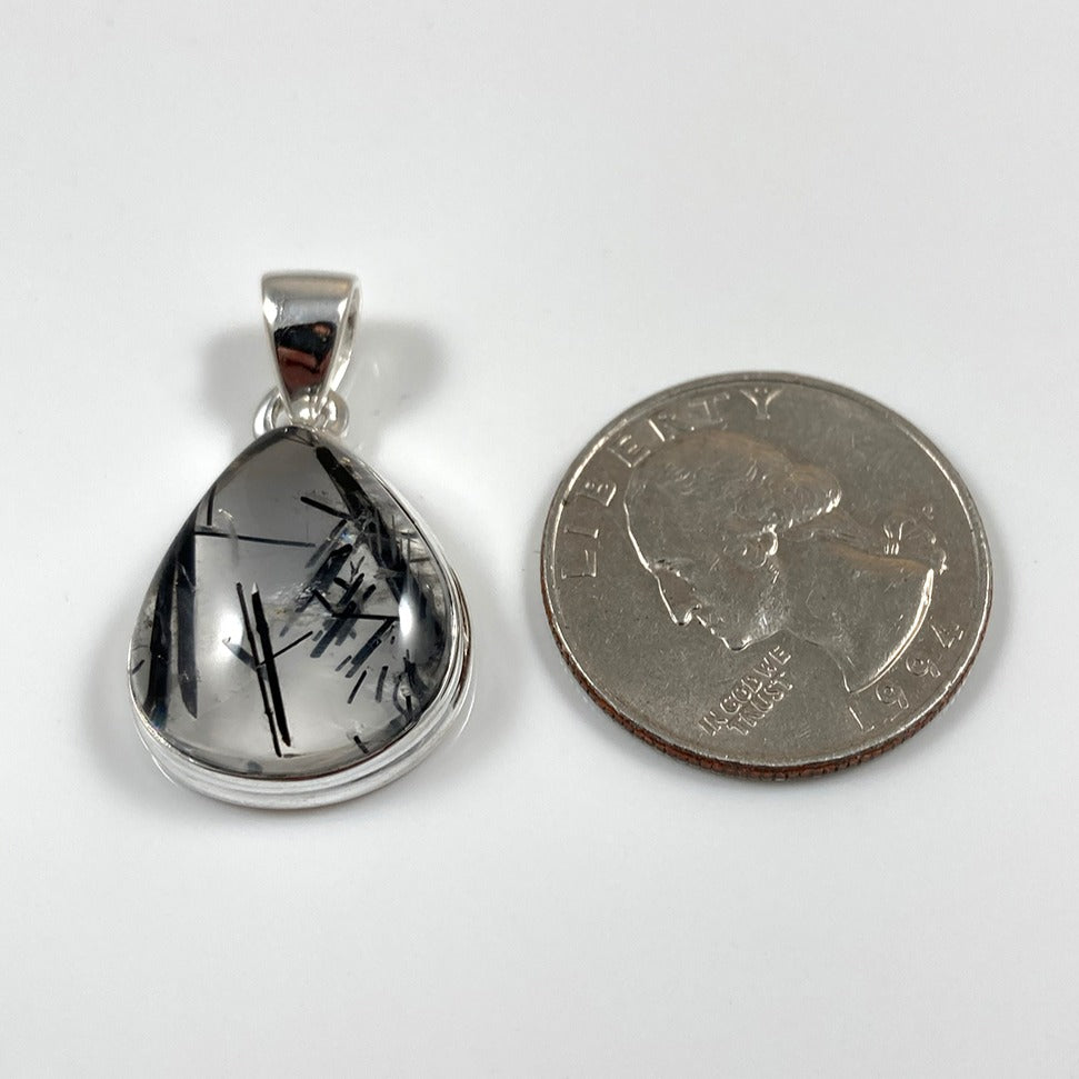 Black Rutile Pendant