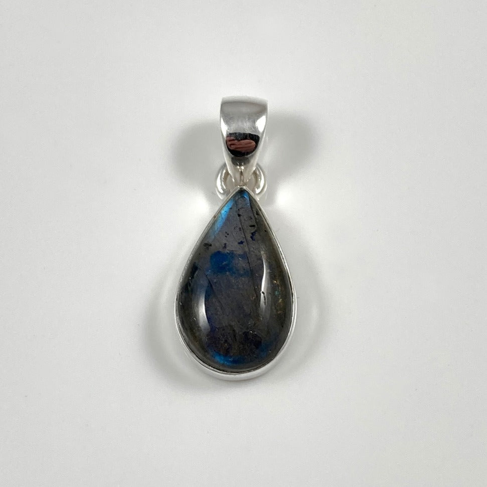 Blue Fire Labradorite Pendant