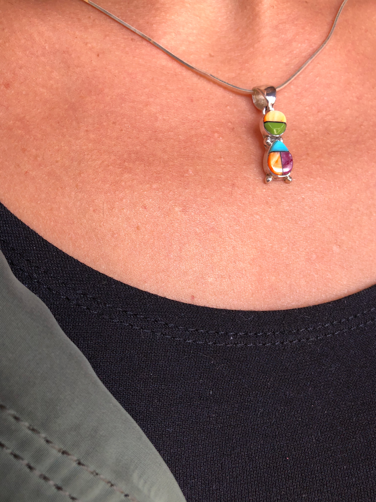 Zuni Inlayed Pendant