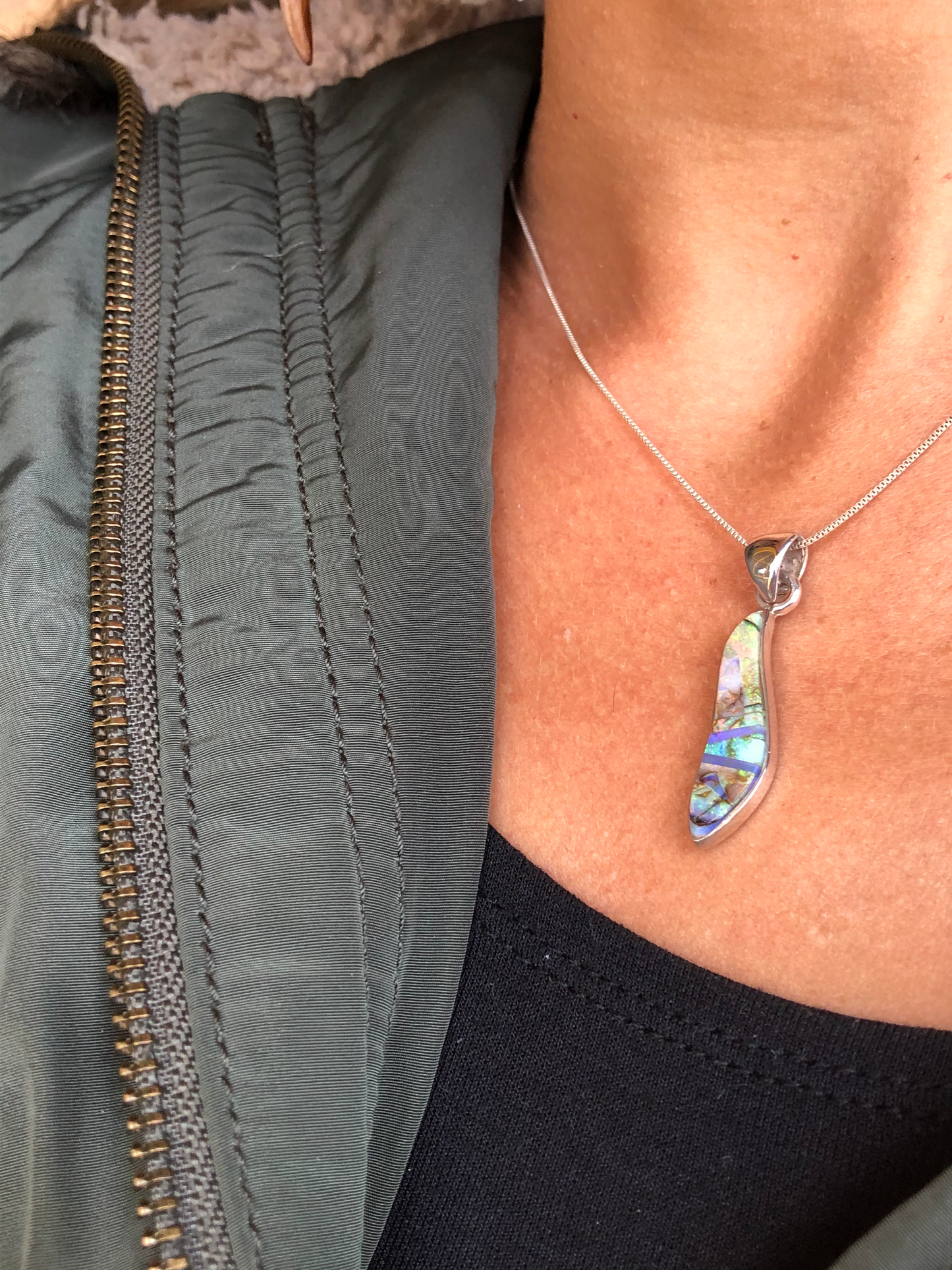 Zuni Inlayed Pendant