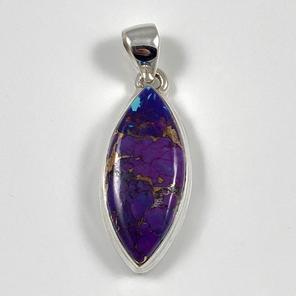 Purple Copper Turquoise Pendant