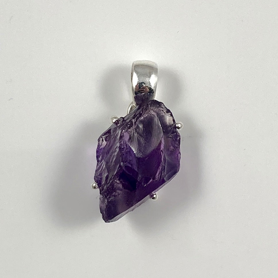 Rough Amethyst Pendant