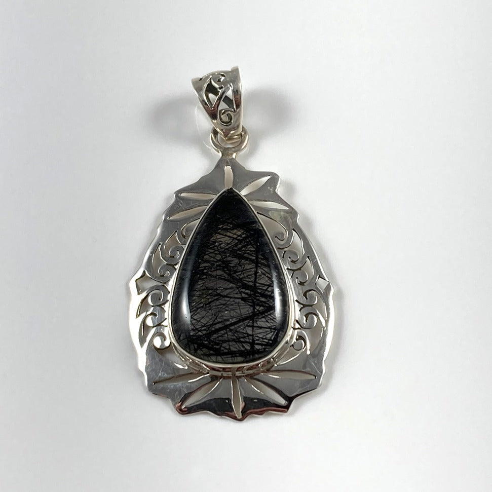 Black Rutile Pendant