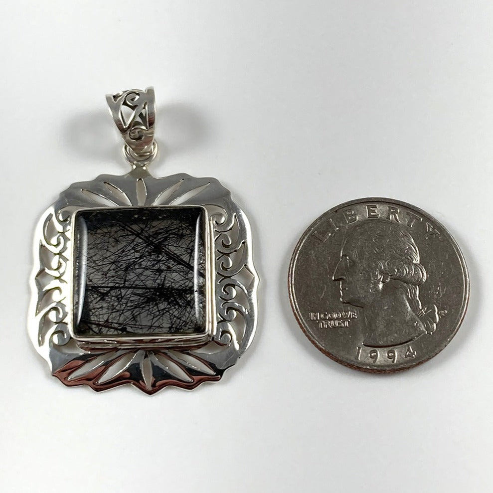 Black Rutile Pendant