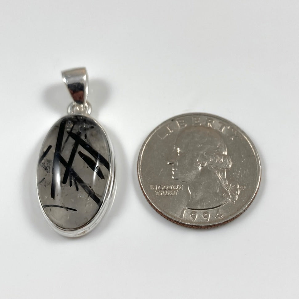 Black Rutile Pendant