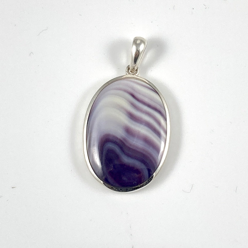 Wampum & Sterling Silver Pendant