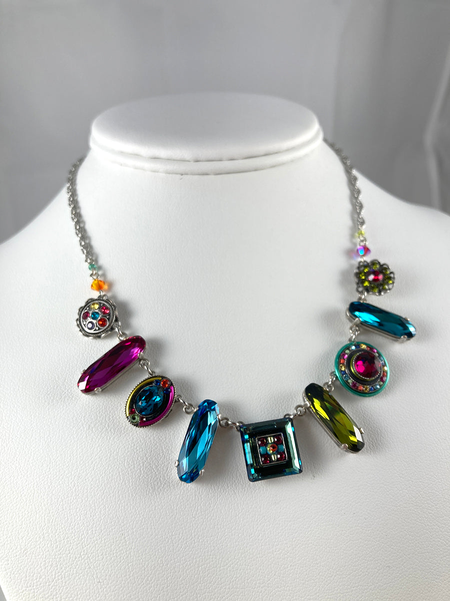 Multicolor Firefly Neckace