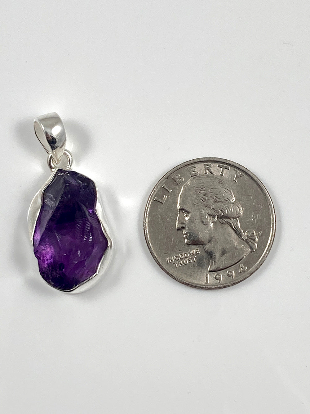 Rough Amethyst Pendant
