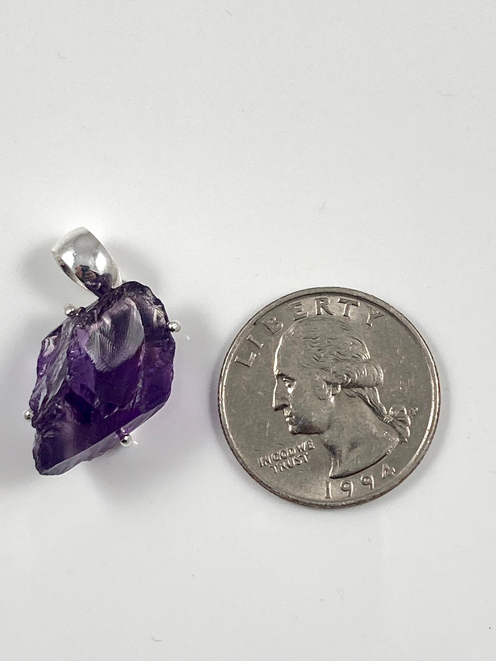 Rough Amethyst Pendant
