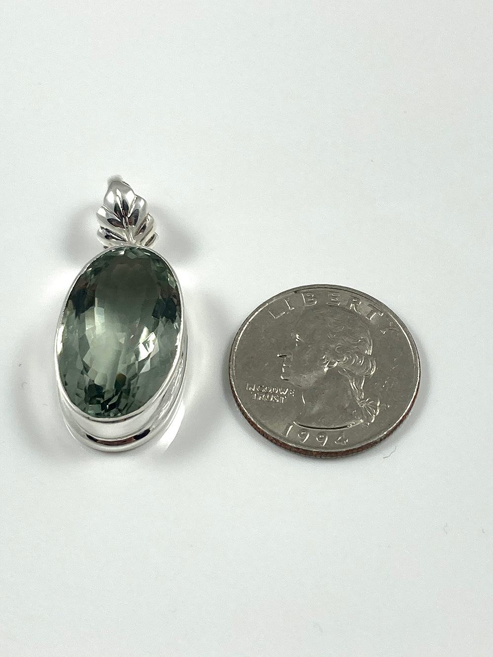 Green Amethyst Pendant