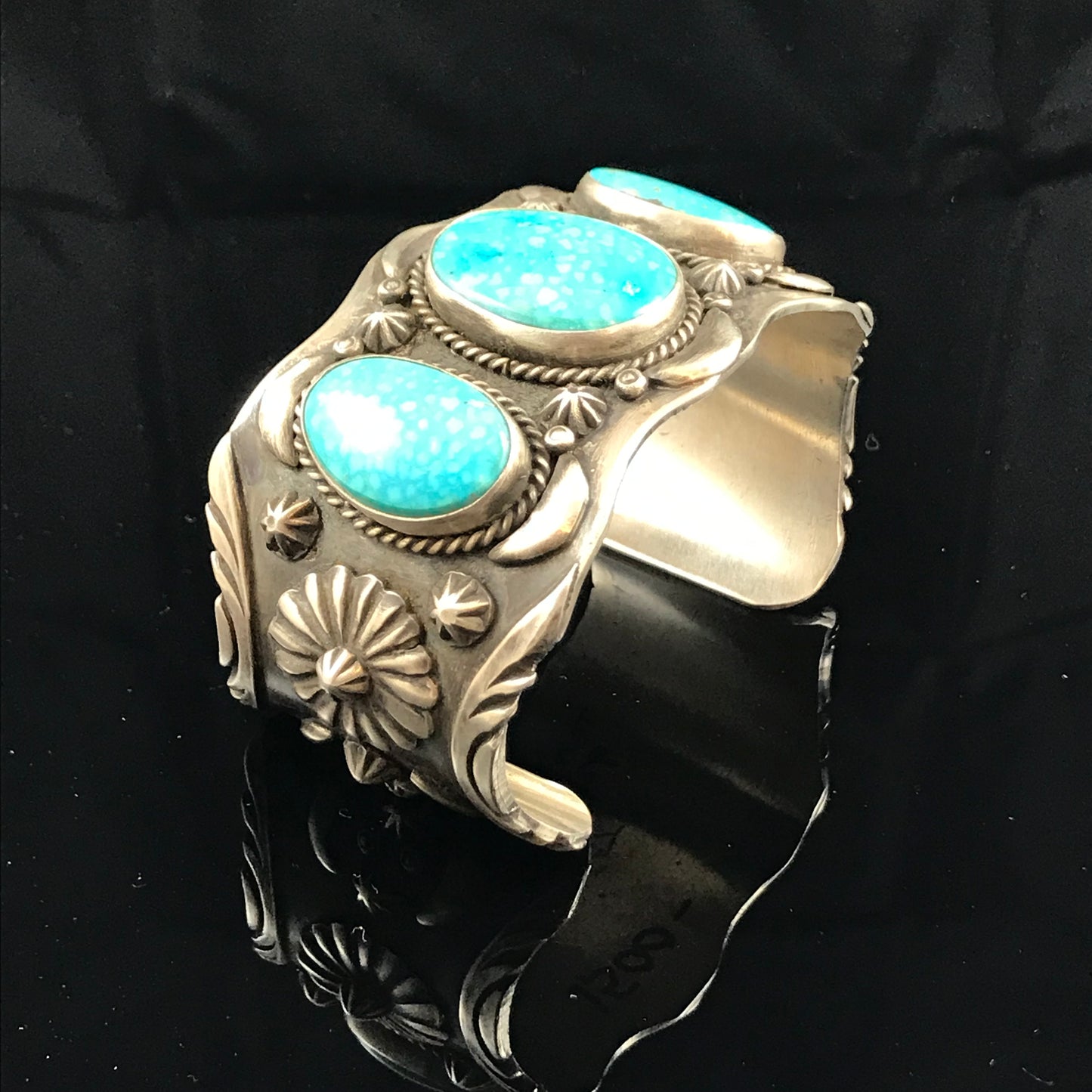 Water Web turquoise & Sterling Silver Bracelet