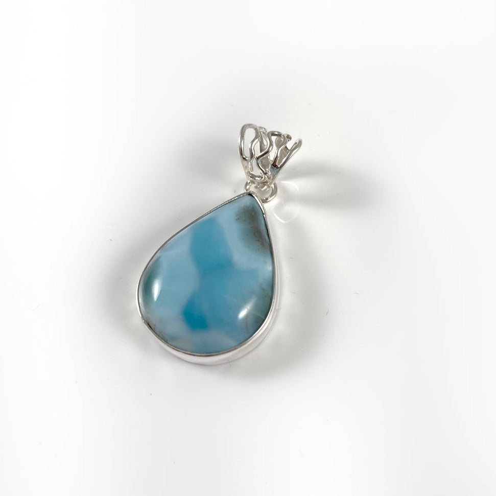 Larimar & Sterling Silver Pendant