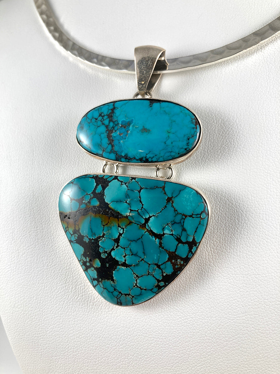 Turquoise & Sterling Silver Pendant