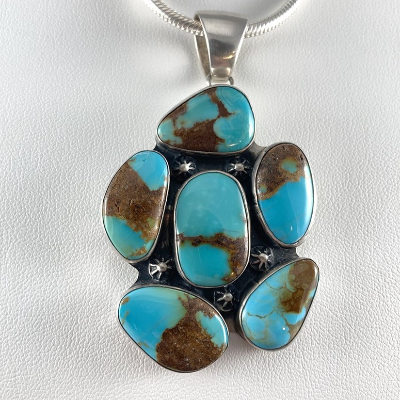 Turquoise & Sterling Silver Pendant