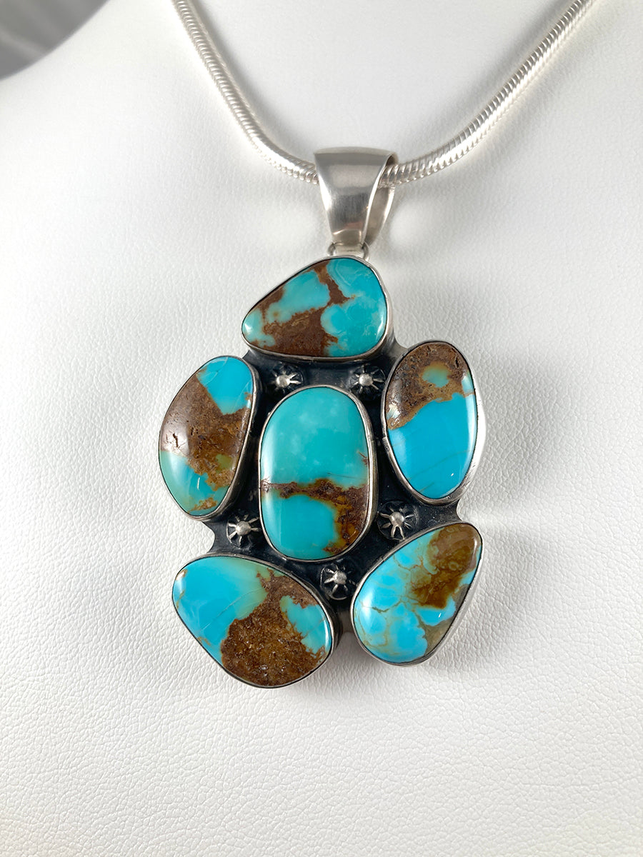 Turquoise & Sterling Silver Pendant