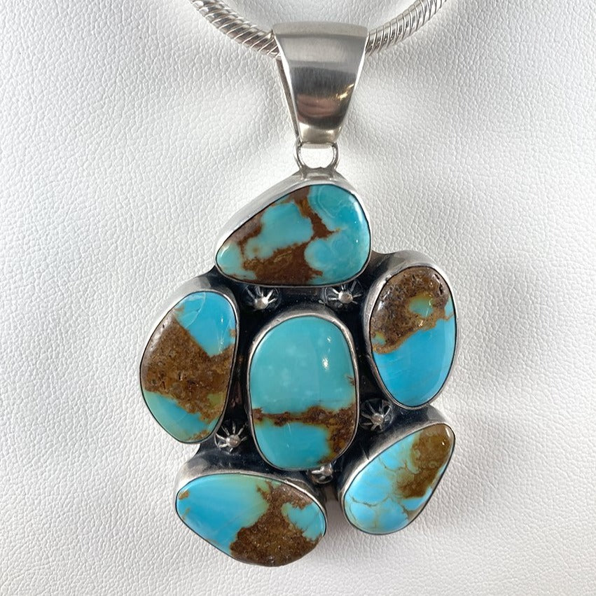 Turquoise & Sterling Silver Pendant