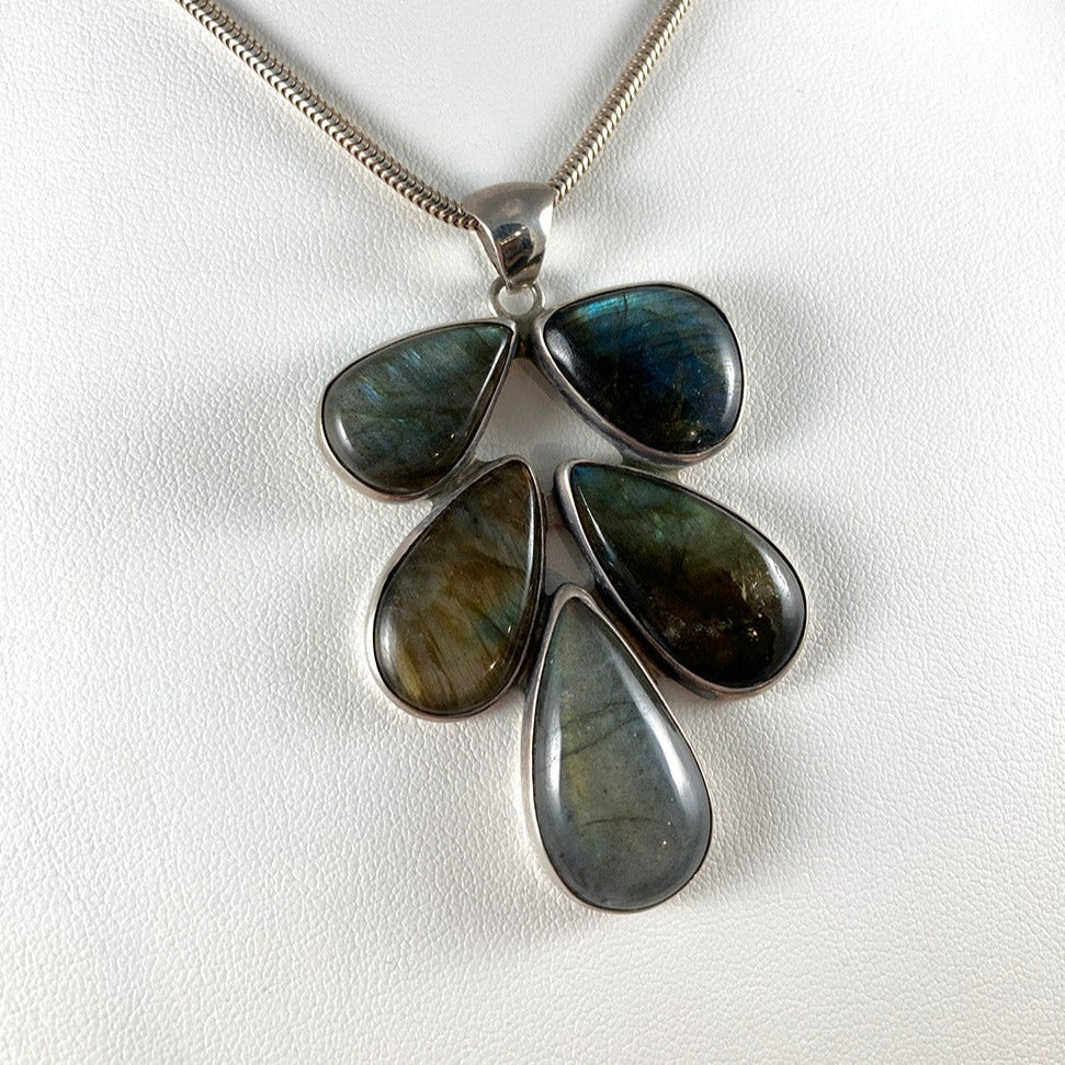 Labradorite & Sterling Silver Pendant