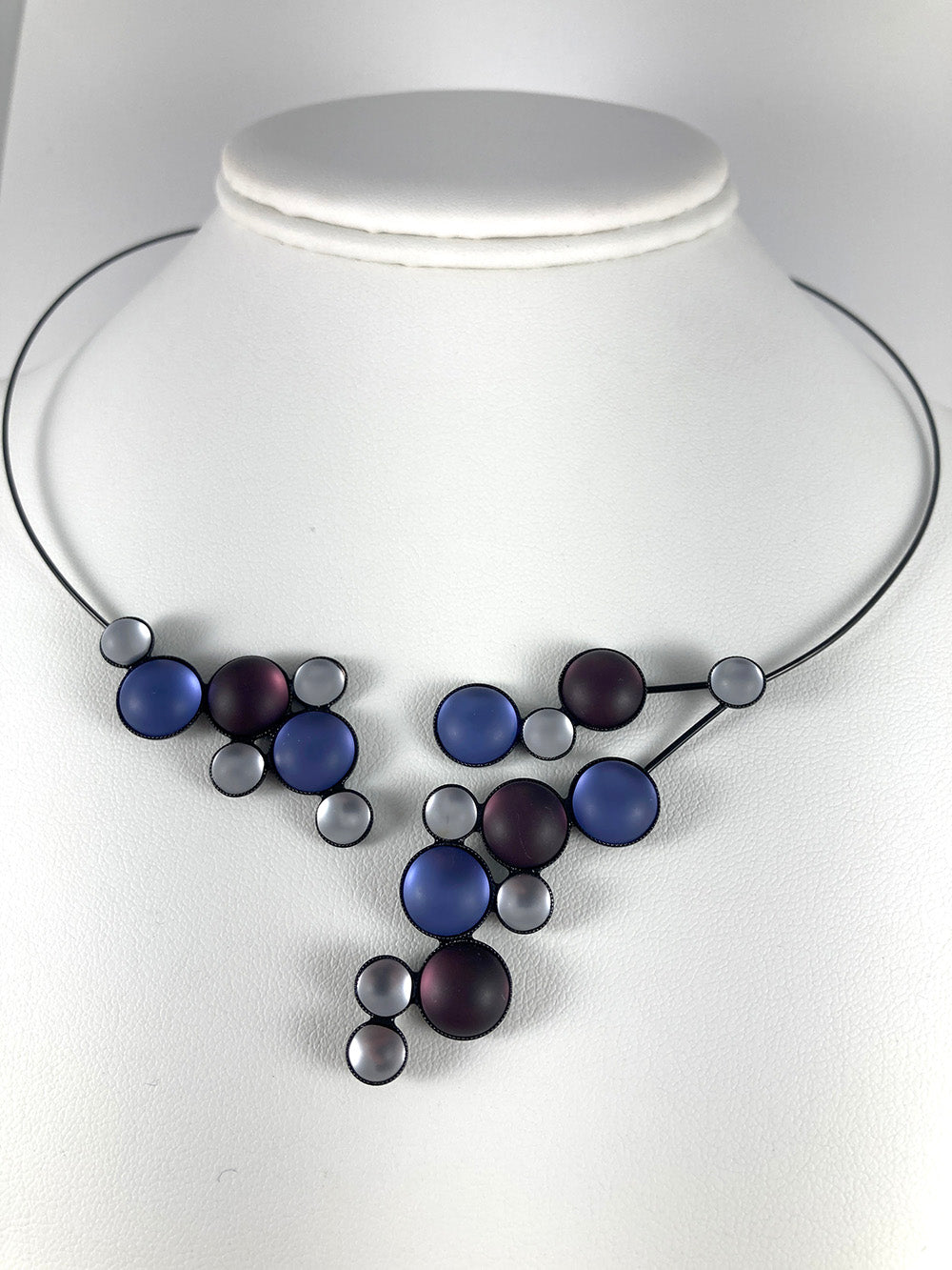 Kristina Collection Lavender Plum Neck Wire