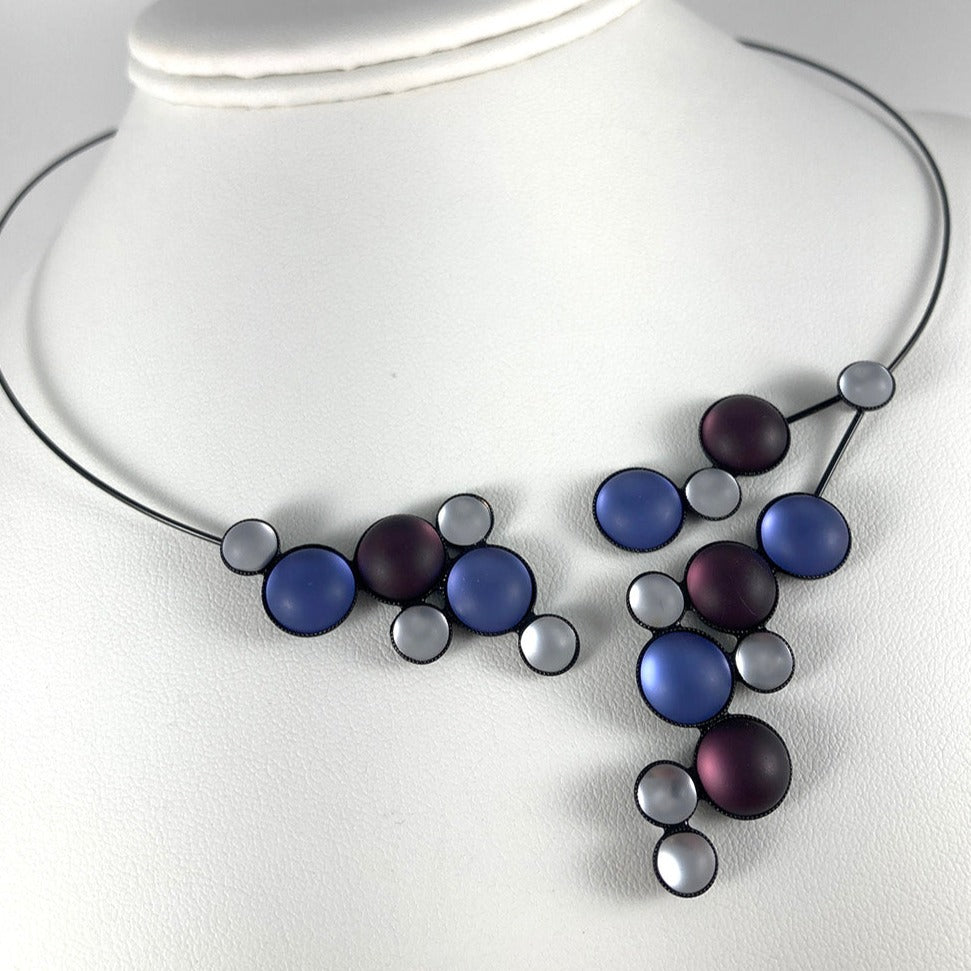 Kristina Collection Lavender Plum Neck Wire