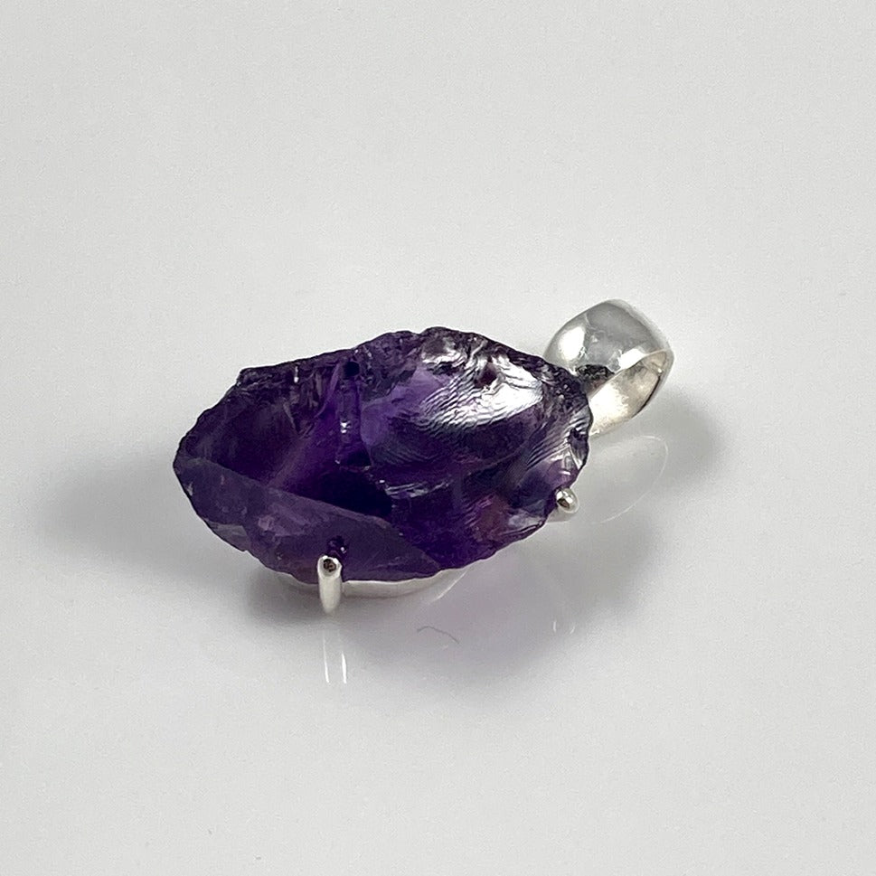Rough Amethyst Pendant