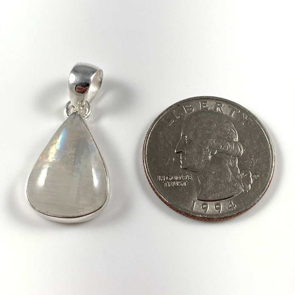 Blue Fire Moonstone Pendant