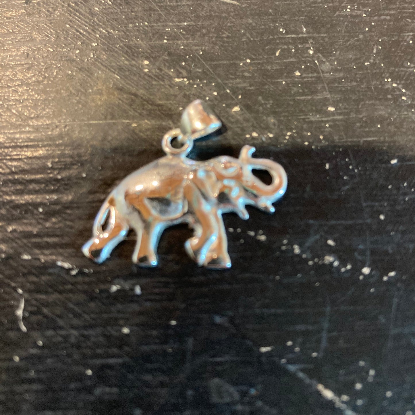 Sterling Silver Elephant Pendant