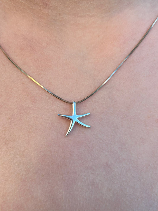 Sterling Silver Starfish Pendant