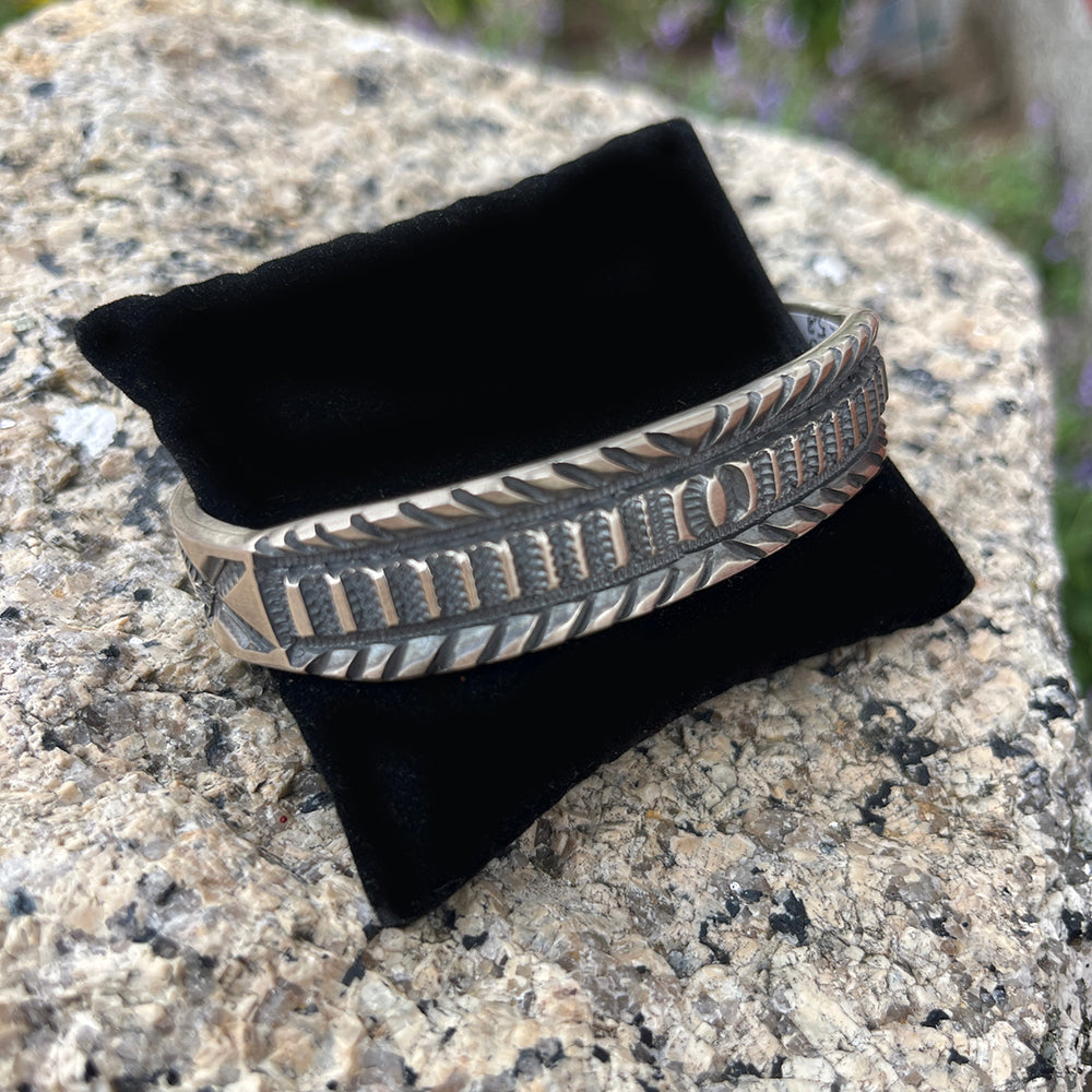 Navajo Sterling Silver Bracelet Mens/Womens