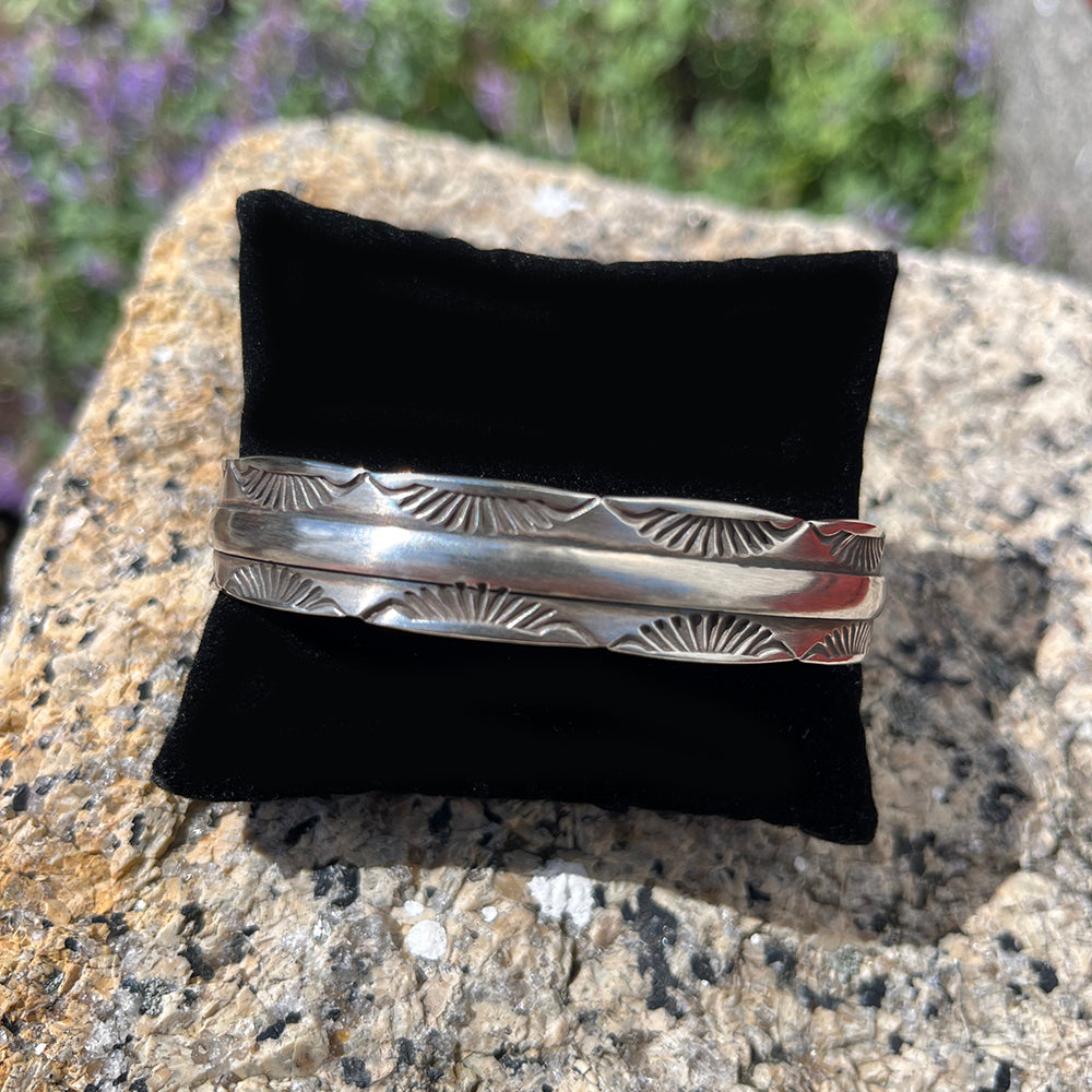 Navajo Sterling Silver Bracelet Mens/Womens