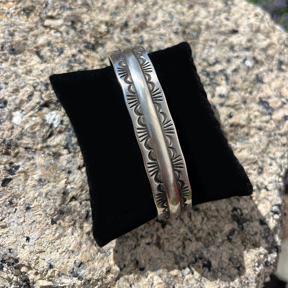 Navajo Sterling Silver Bracelet Mens/Womens