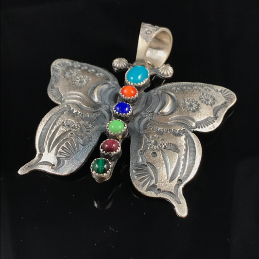 Sterling Silver Butterfly Pendant