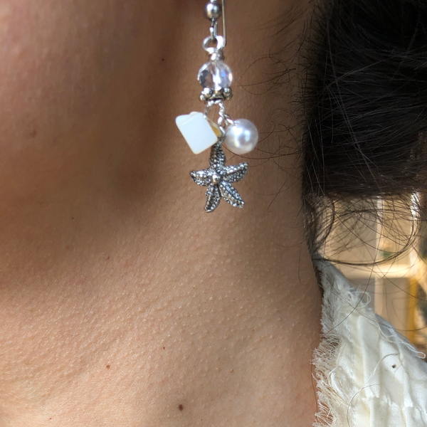 Earrings- Starfish & Shell