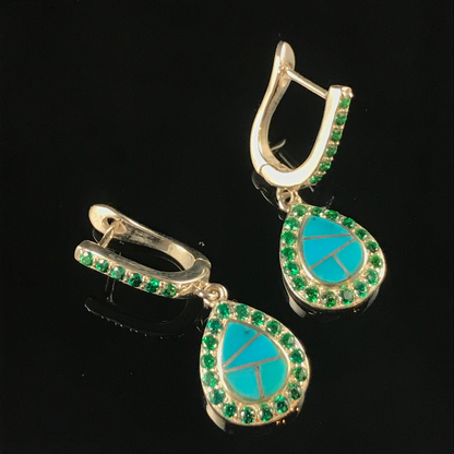 Sterling Silver & Turquoise Earrings