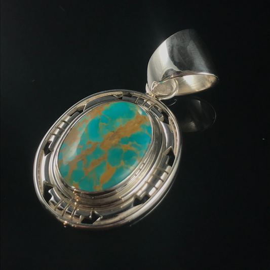 Sterling Silver & Turquoise Pendant