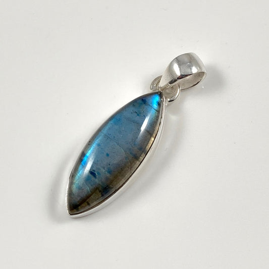 Blue Fire Labradorite Pendant