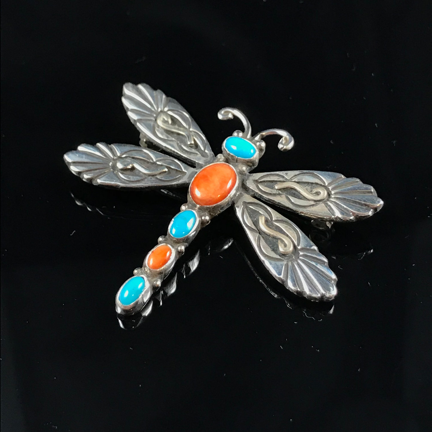 Sterling Silver Dragonfly Brooch