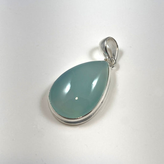 Aqua Chalcedony Pendant