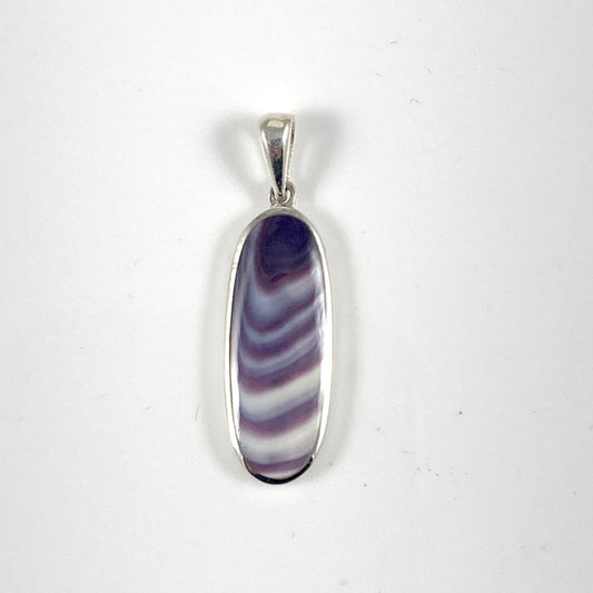 Wampum & Sterling Silver Pendant