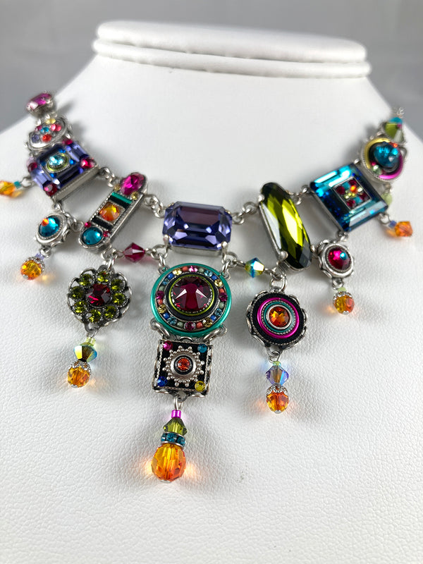 Multicolor Firefly Necklace