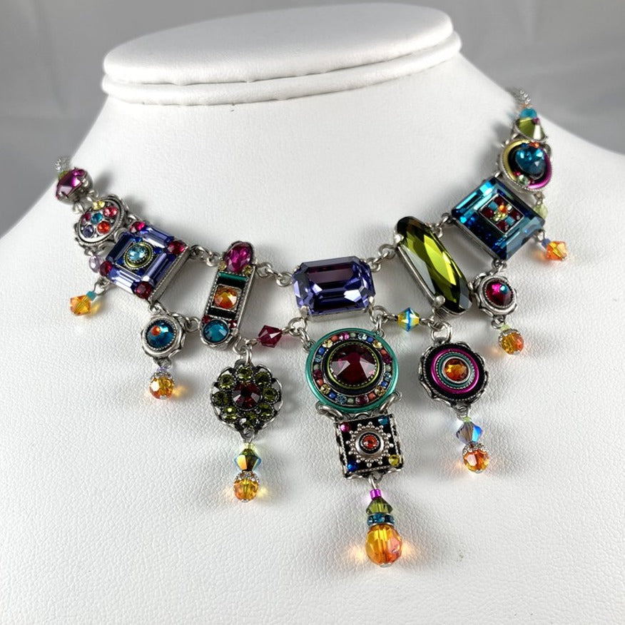 Multicolor Firefly Necklace