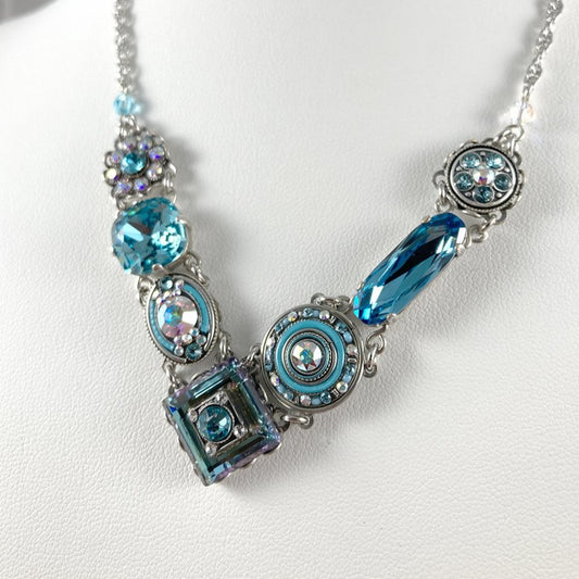 Firefly Swarovski Crystals and Sterling Silver Necklace