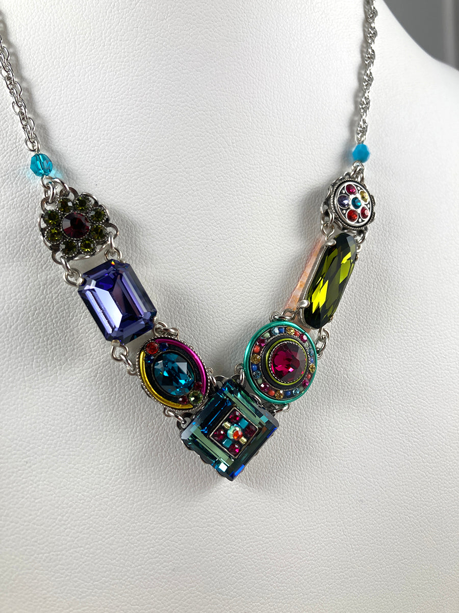 Multicolor Firefly Necklace