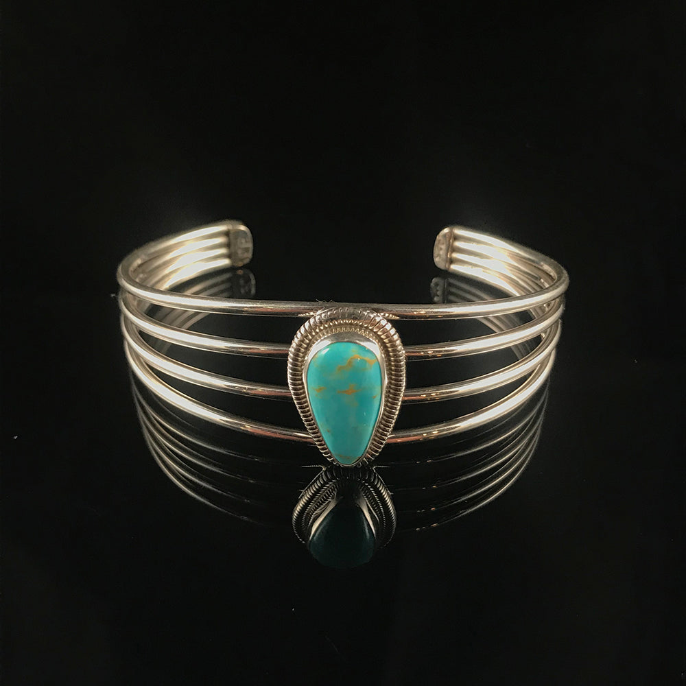 Turquoise Teardrop Bracelet