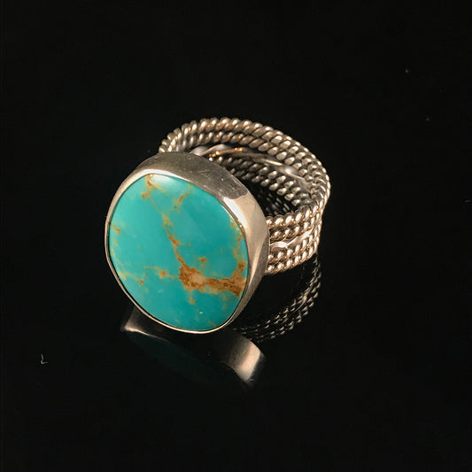 Turquoise & Sterling Silver Ring