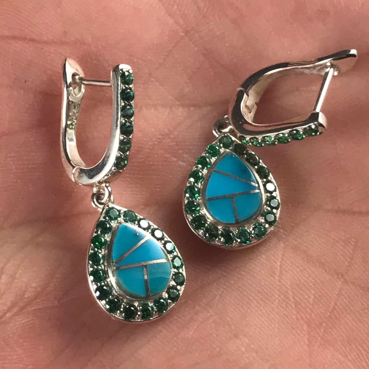 Sterling Silver & Turquoise Earrings